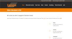 Desktop Screenshot of fahrschule-lange-kiel.de